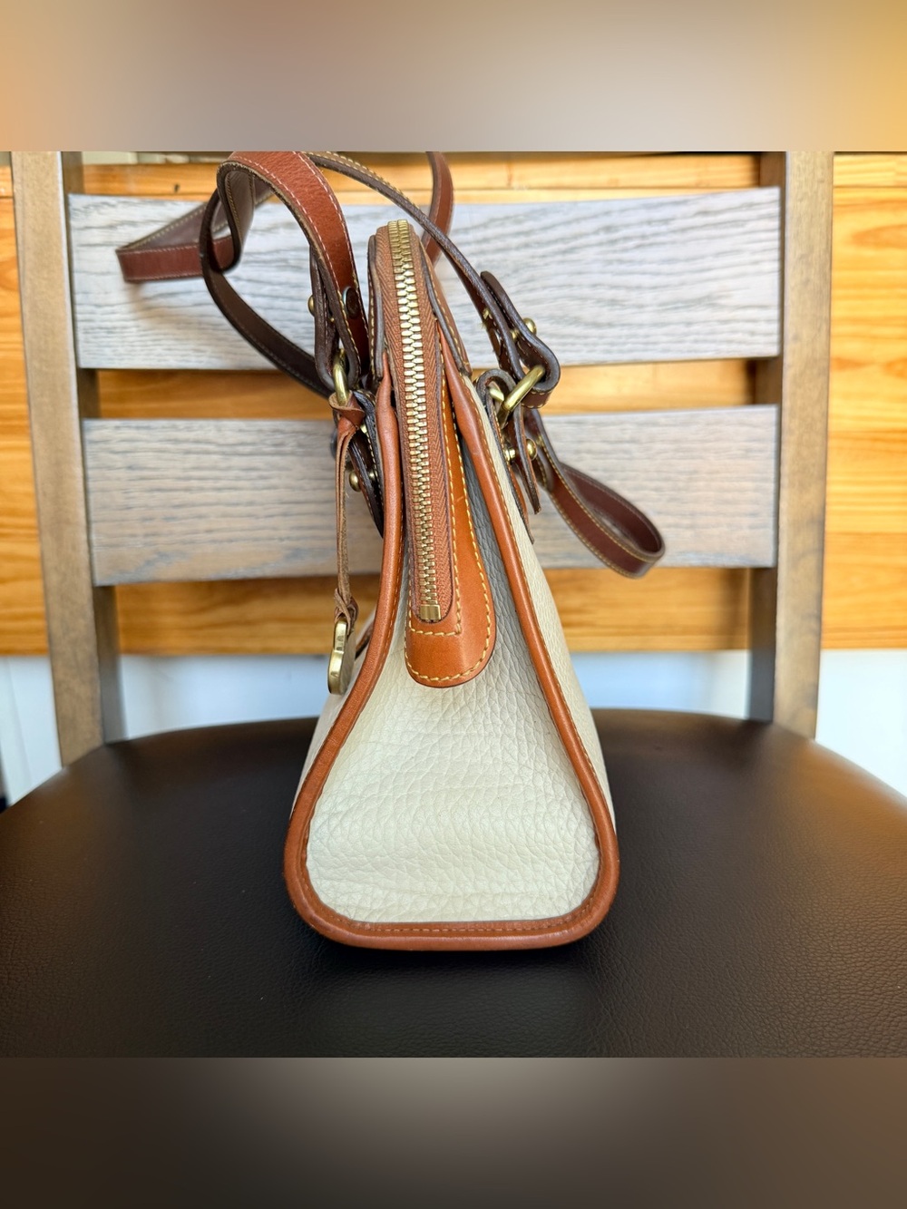 Dooney & Bourke All-Weather Leather Carpet Shoulder Bag - Picture 3 of 11